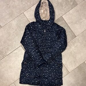 Lands' End Blue Star Print Jacket